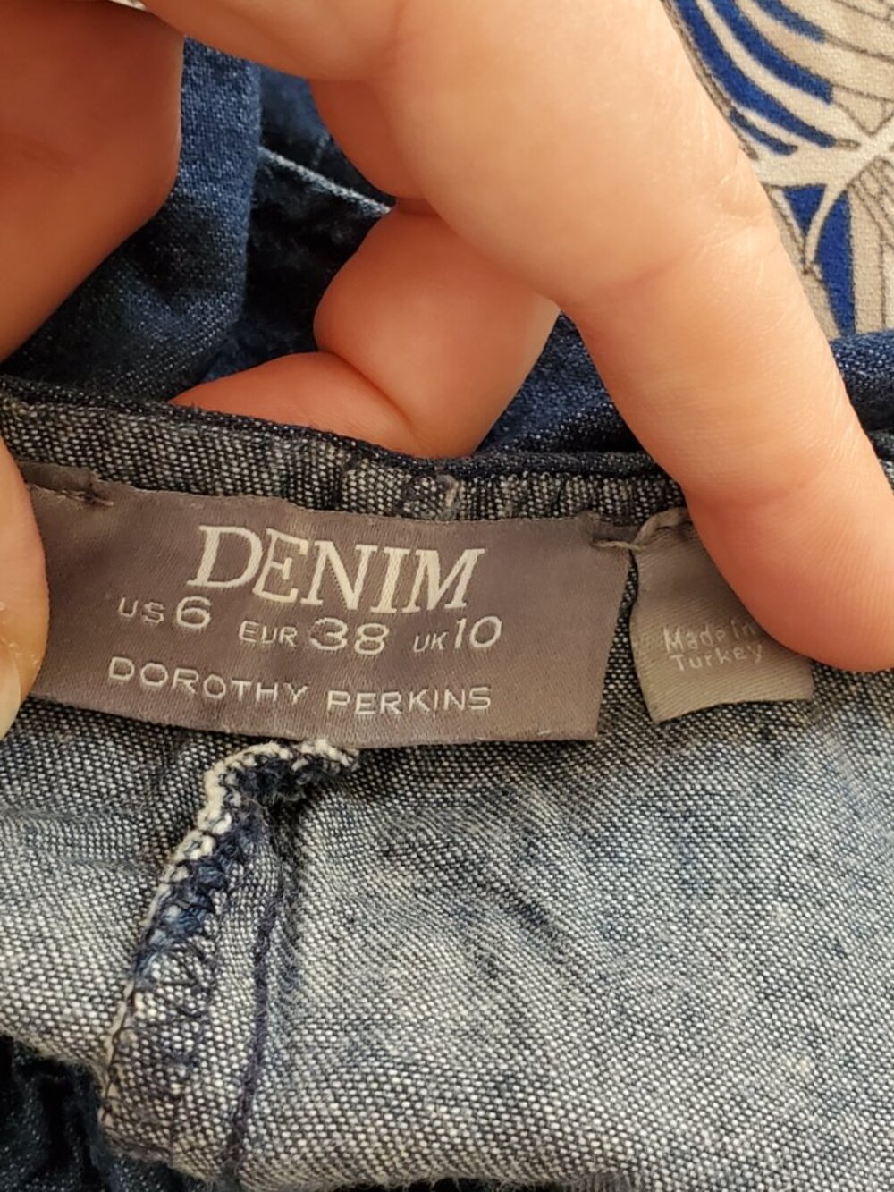 Denim Midi Dress - Picture 4 of 5